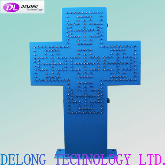 85X60cm outdoor electric led flash cross