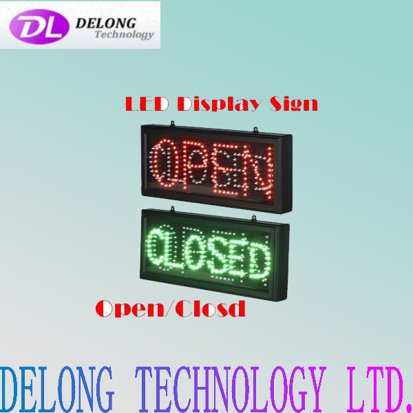 41X17.3cm electronic led open closed sign panel for shop,restaurant