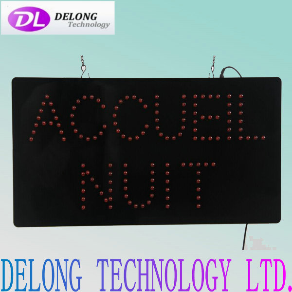 60X30X2.5cm red indoor acrylic led sign
