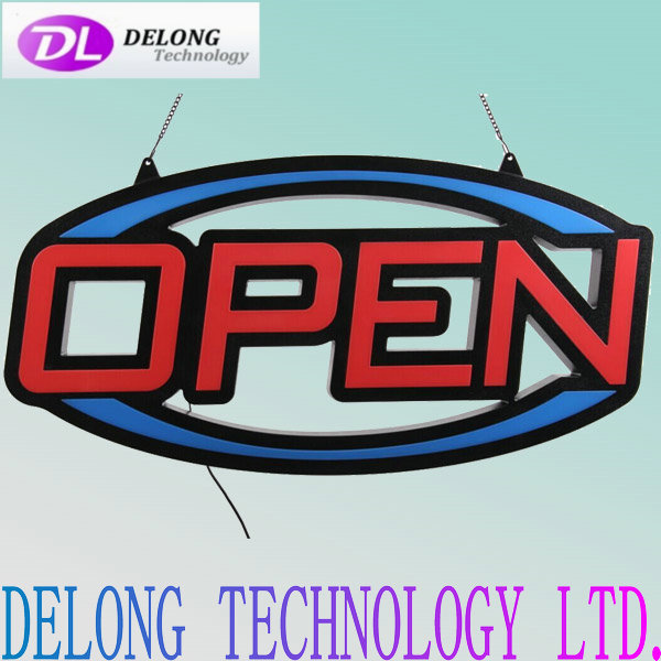 80X40cm ABS indoor bar open led sign