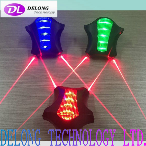 fashion and safety led light bicycle with laser lamp