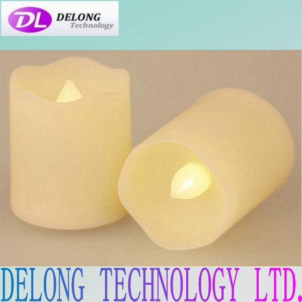 warm yellow good quality remote control led candle