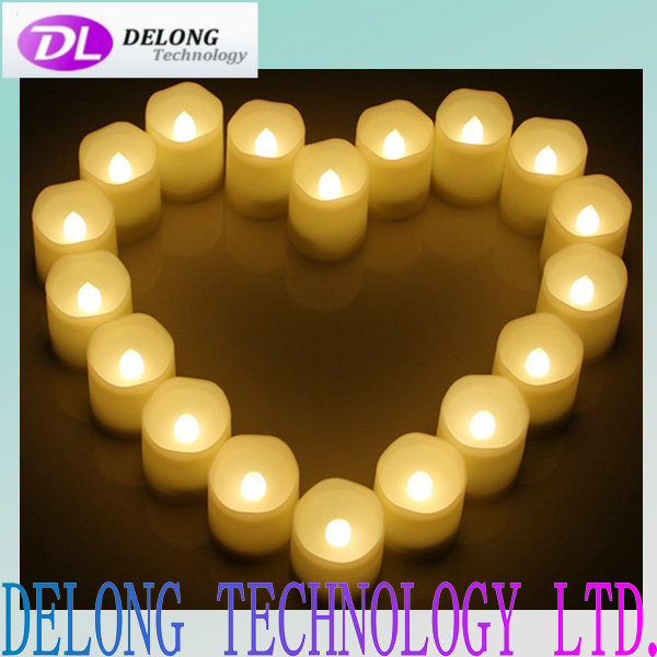warm yellow good quality remote control led candle
