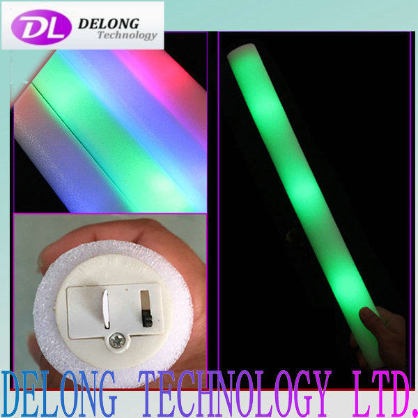 hot sell promotional glow led foam stick,cheapest led foam stick for party,concert,wedding,festival