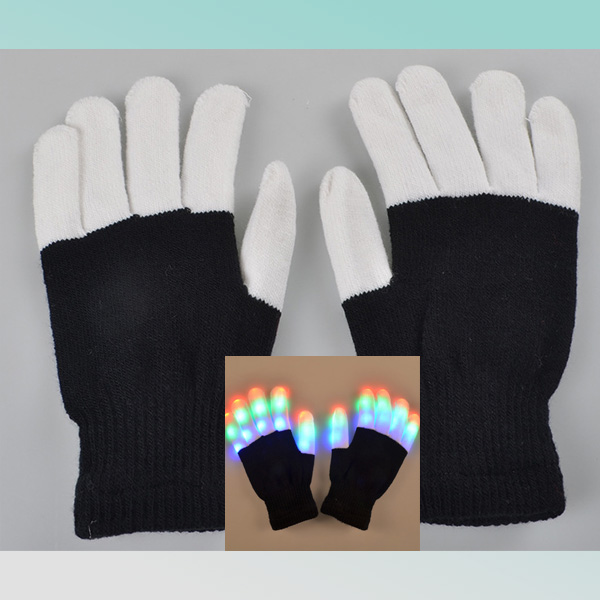 Newest novelty led flashing gloves for party festival Christmas