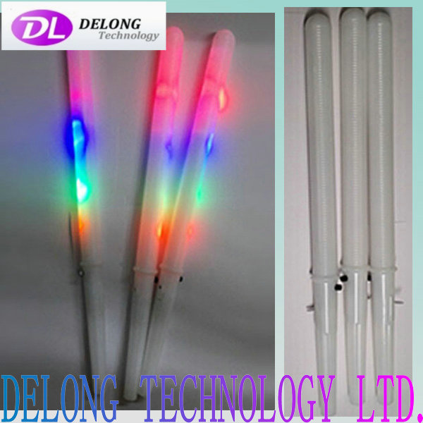 High quality customized kid favor flashing colorful led cotton candy stick for party festival