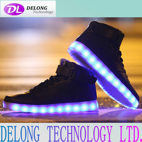 gift blinking led Shoe laces factory led luminous shoes for dancer