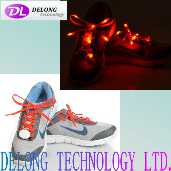nylon led flash light shoelace