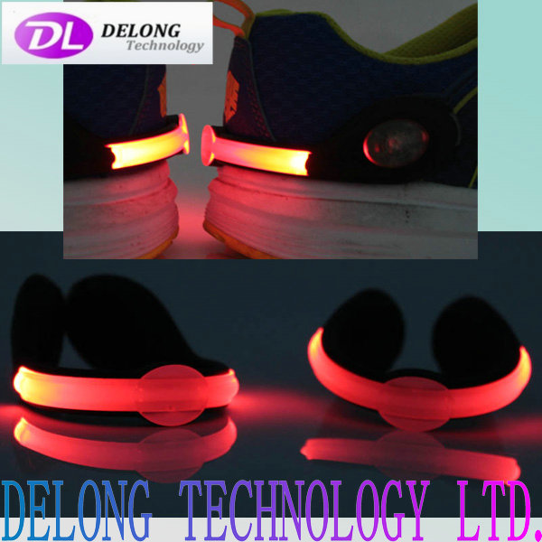 rechargeable usb led shoe clip light