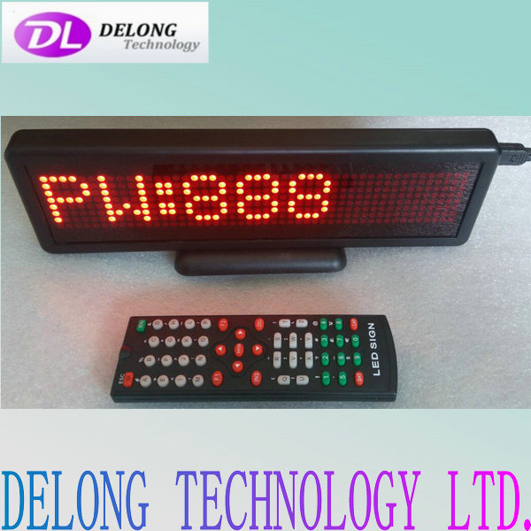 100-240V 8X48dot remote control led desk sign