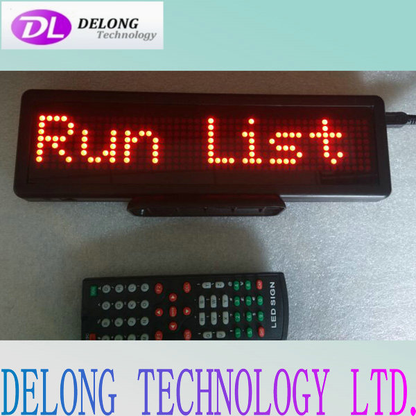 100-240V 8X48dot remote control led desk sign