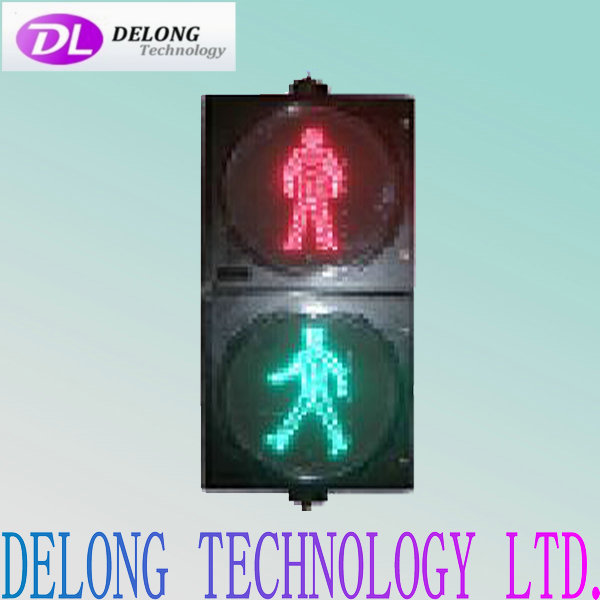 waterproof red green 200mm dynamic led pedestrian signal lamp