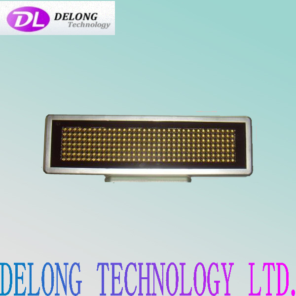 5v P6mm 7X35pixel yellow indoor portable led board,multi-language