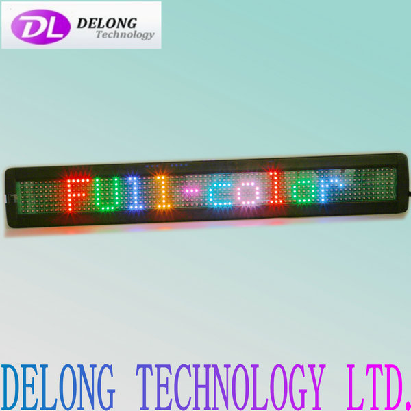 7X80pixel P7.62mm smd3528 indoor full color led message sign