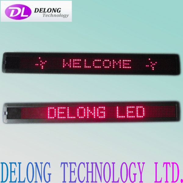7X95pixel red led display sign