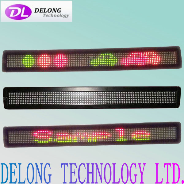 7X95pixel red green led sign