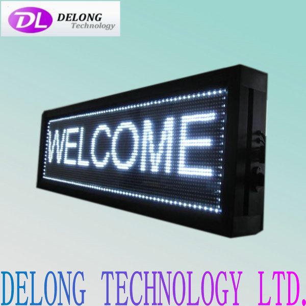 white led display 32X128pixel P7.62mm compilable remote control