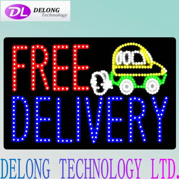 indoor acrylic open closed FREE DILIVERY portable led sign board