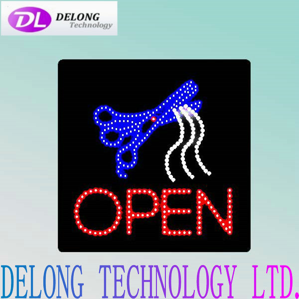 40X40X2.5cm Fashion open closed led lighted open sign