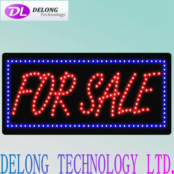 60X30cm flashing open closed acrylic RED LED FOR SALE sign