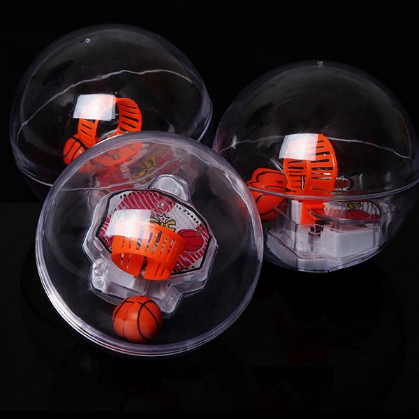 11cm led shoot basketball toy