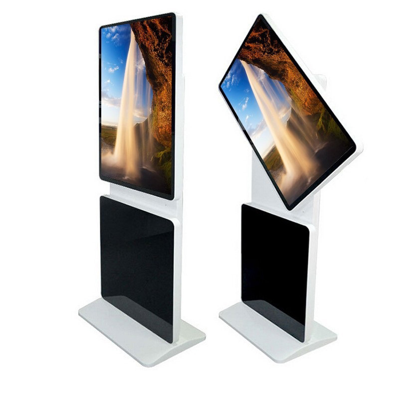 55 inch Touch LCD 4K Rotate Screen Floor Stand All in One PC kiosk for advertising