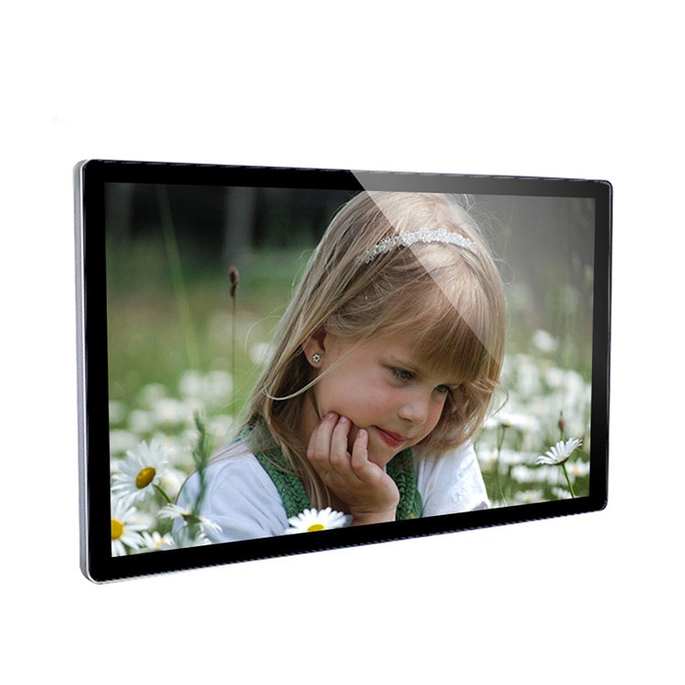 Large size 65 inch wall mounting LCD Touch Screen All In One PC for shopping mall