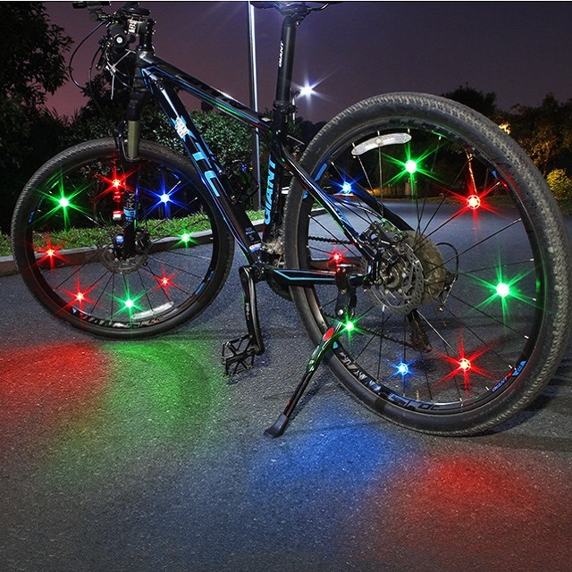 flashing led bicycle wheel light