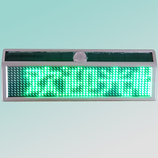 360 degree rotating no wire bluetooth programmable green led sign for car