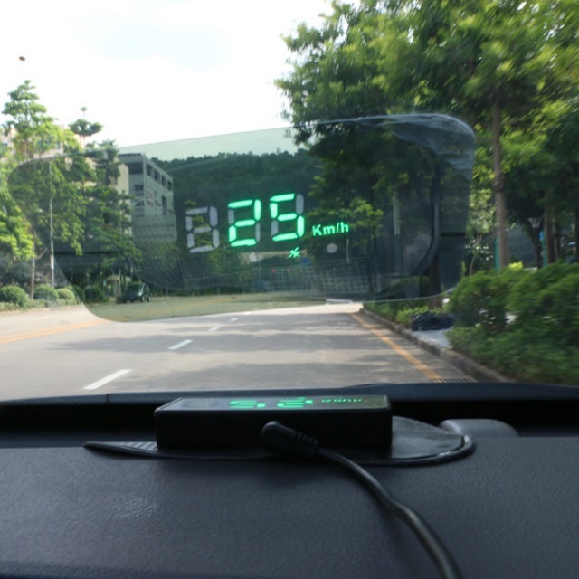 GPS led car speed sign
