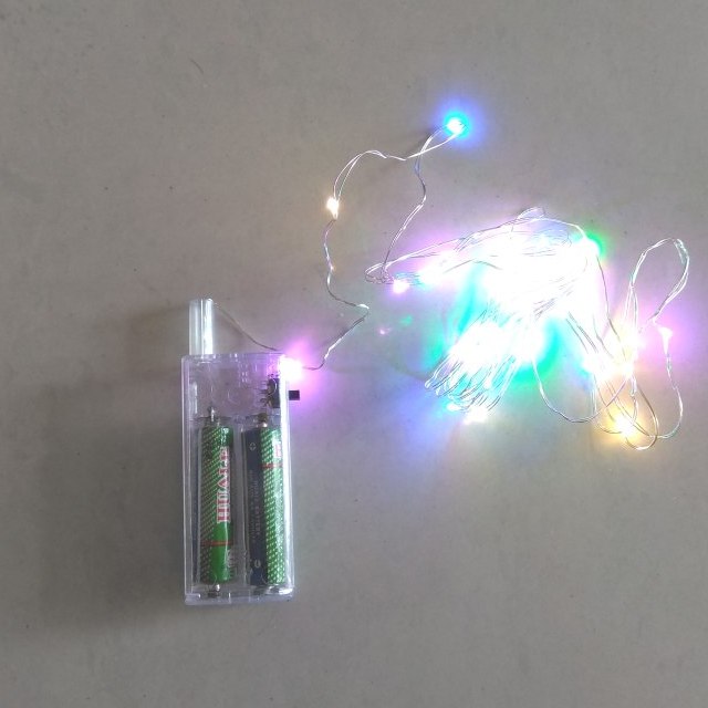 Hot Sales Battery Operated 3m 30LEDs multi color led fairy string light On copper Wire